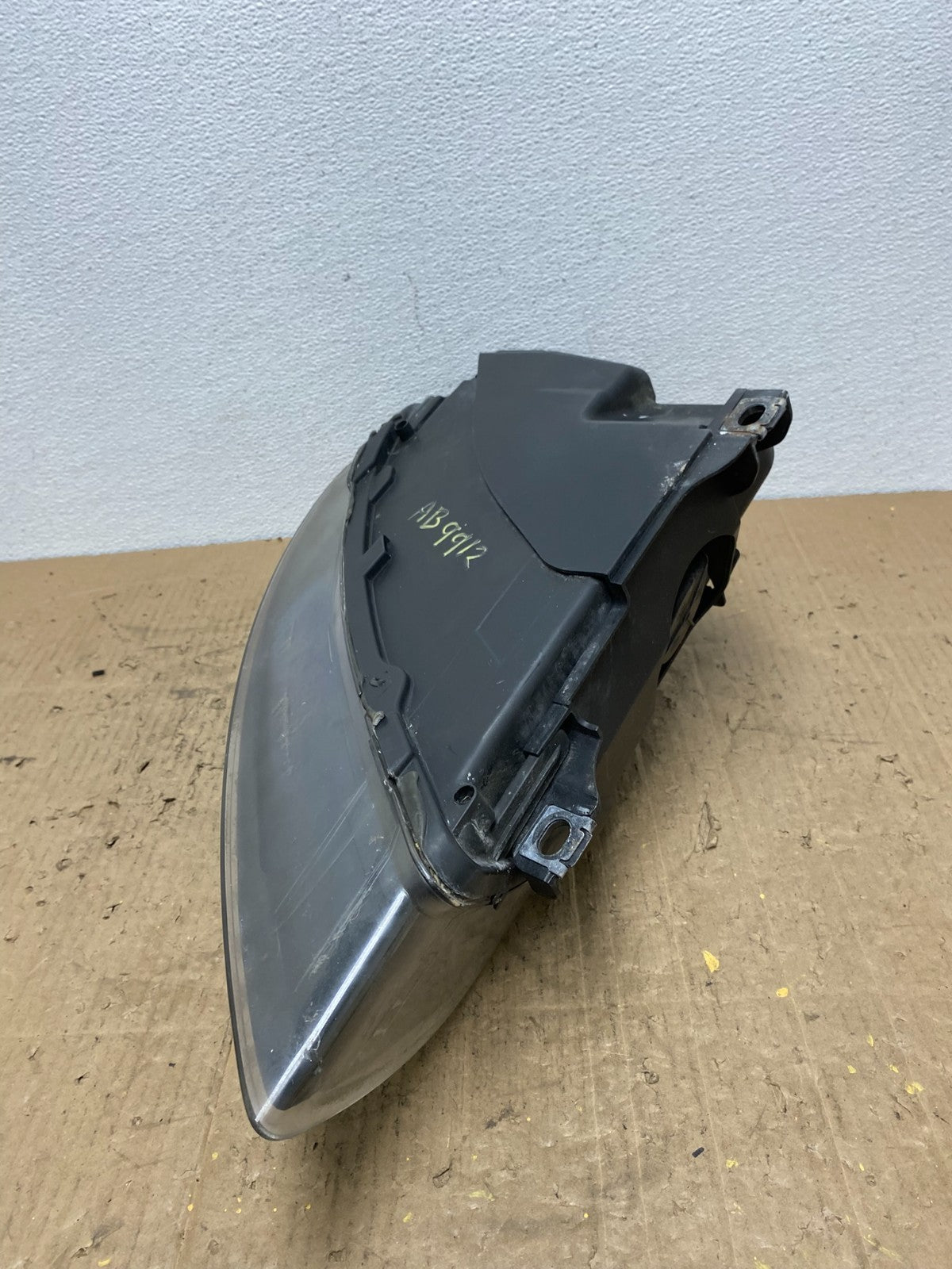 2007- 2009 Audi Q7 Left Driver LH Side Black Halogen Headlight Oem AB9912 DW6