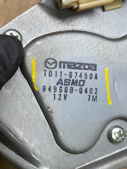 2007 to 2015 Mazda CX-9 CX9 Windshield Rear Wiper Motor t8700 DG5
