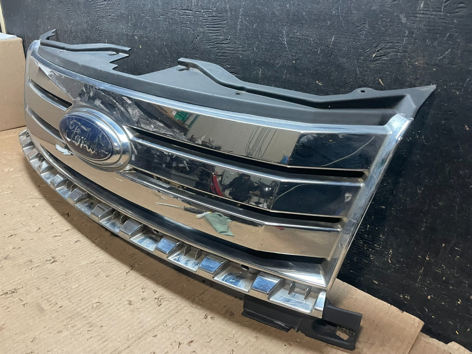 2007 2008 2009 2010 Ford Edge Front Upper Chrome Grill Grille Oem Z3291 DG2