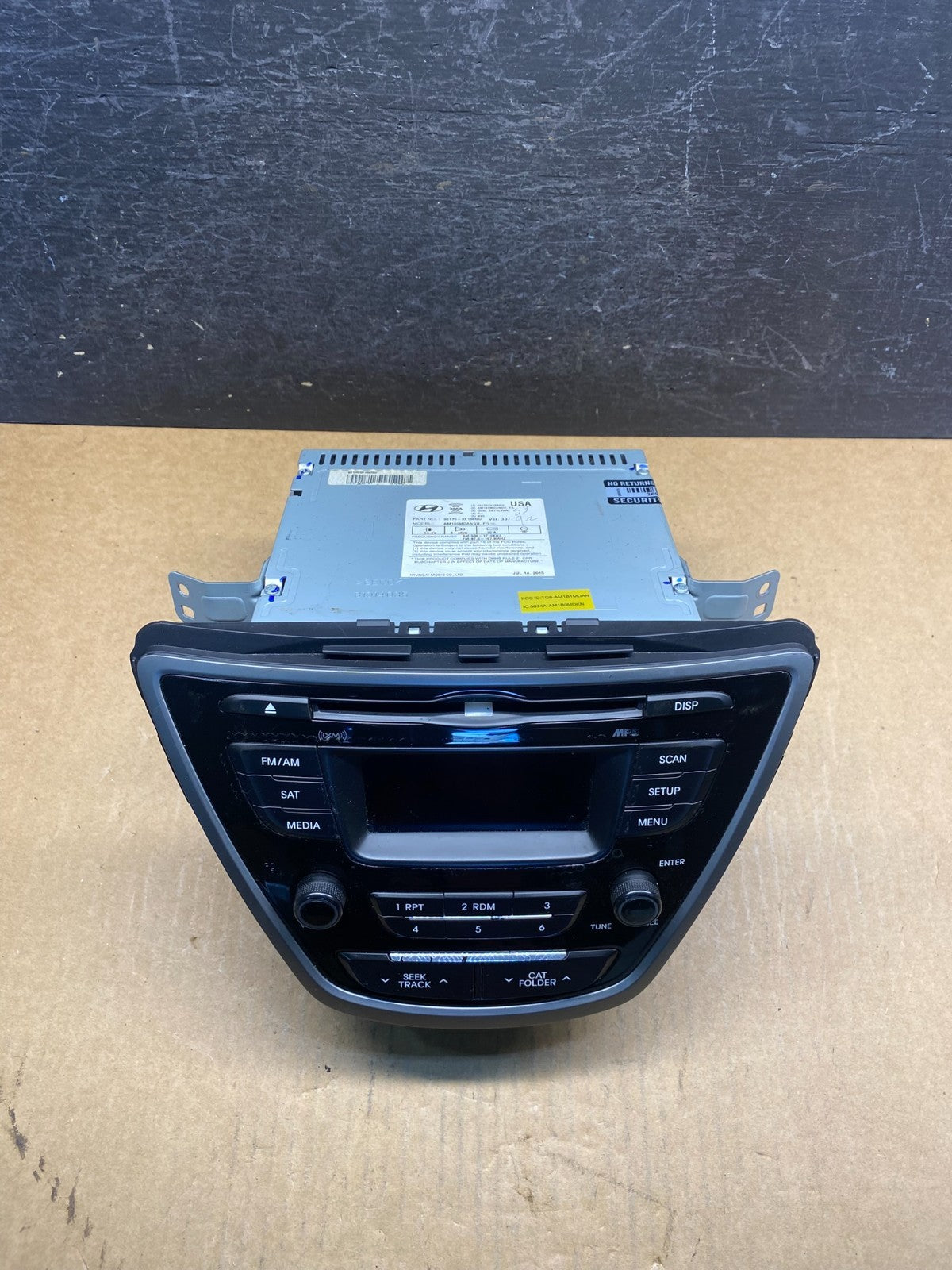 2014 2015 2016 Hyundai Elantra Am Fm Cd Player Radio Receiver AF5579 DG3