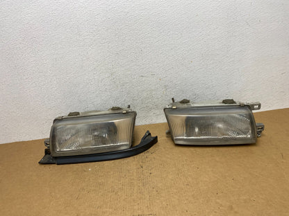 1992 to 1994 Nissan Sentra Left+Right Set Side Headlights AD46390