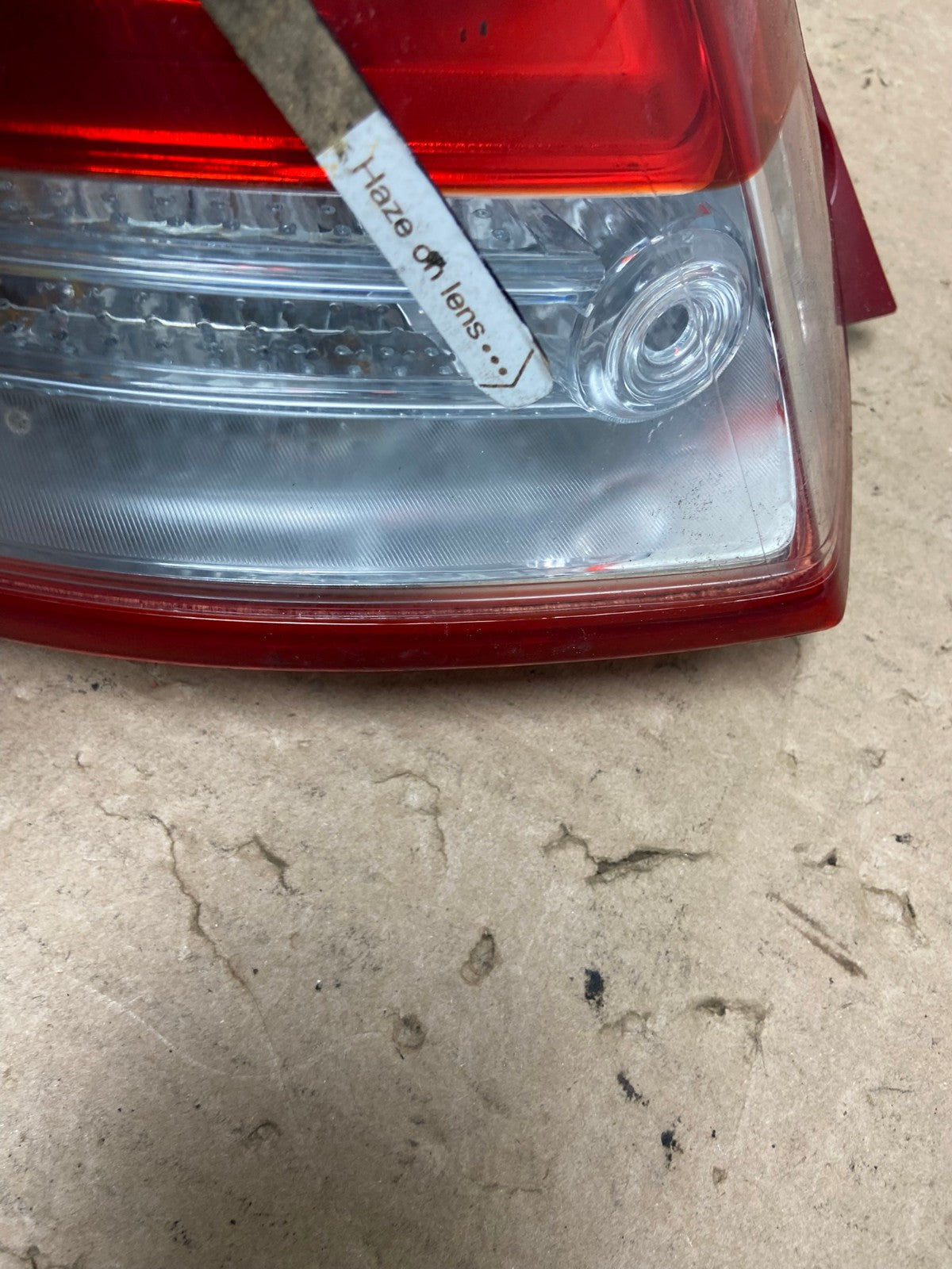 2012 to 2017 Hyundai Veloster Left Driver LH Tail light AI0989 LK4