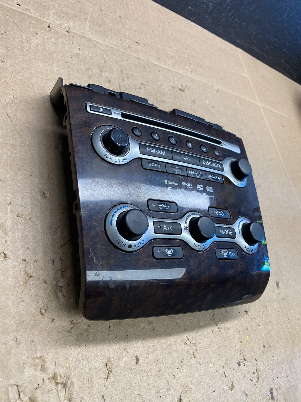 2010-2013 Nissan Maxima Center Console Climate Control Radio Bezel ac6455 DG3