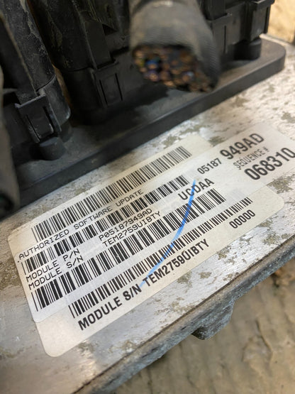 2010 RAM 1500 5.7L ECU ECM Engine Control Computer p05187949ad X4623 DG3