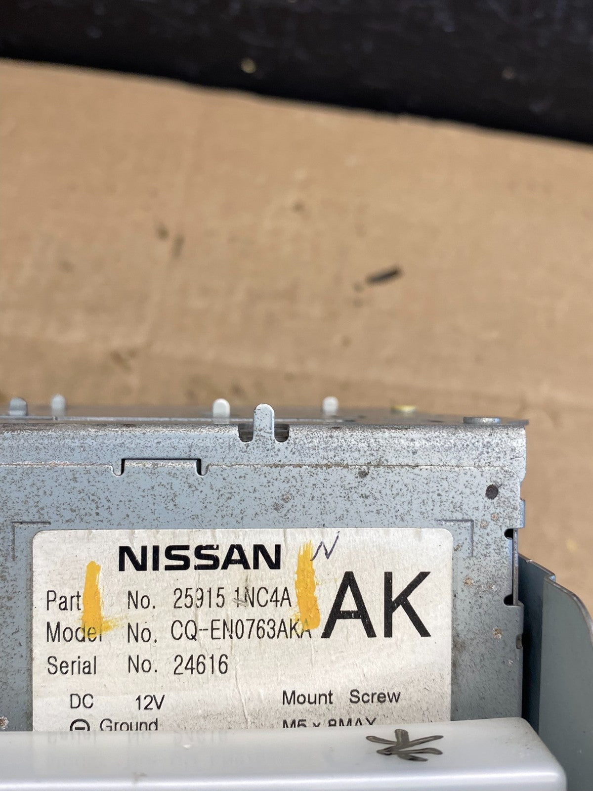 2008 - 2012 Infiniti EX35 Radio CD Player Receiver OEM AC4745 DG5