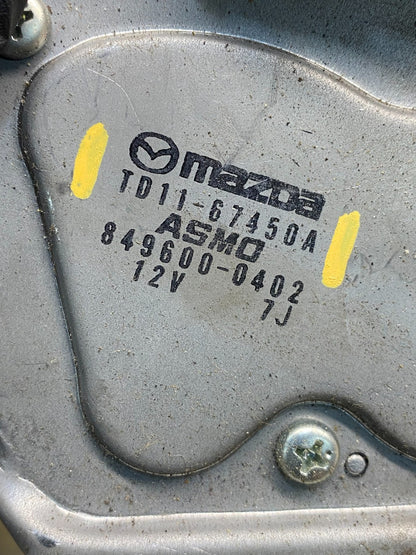 2007 to 2015 Mazda CX-9 CX9 Windshield Rear Wiper Motor ad5037 DG5