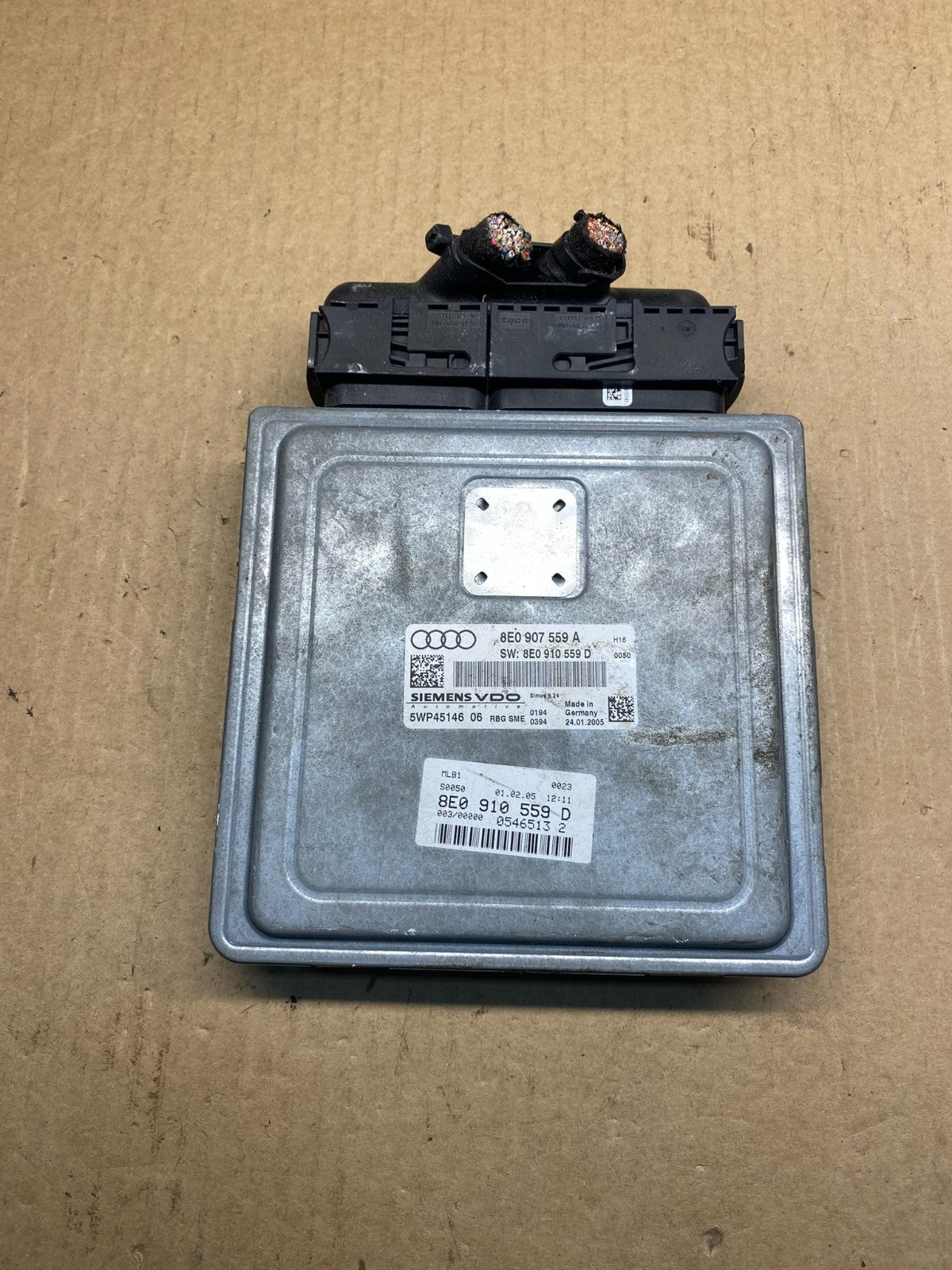2006 2007 2008 Audi A4 2.0L Engine Computer Ecu Pcm Ecm 8E0907559A ag7011 DG0