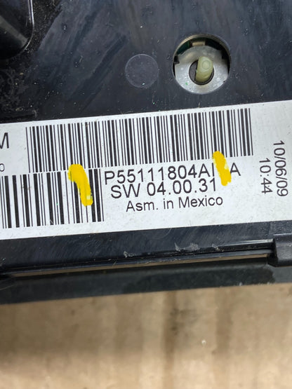 2008 - 2010 Dodge Grand Caravan Radio Bezel Climate Control Heat Heater x5761 DG6