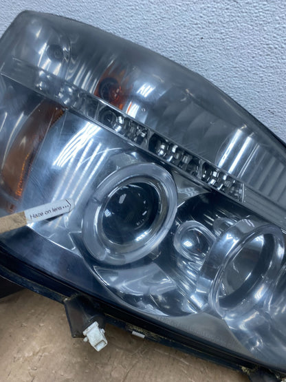 2004 to 2015 Nissan Armada Left+Right Side Set LED Chrome Headlights AD8098 DG5