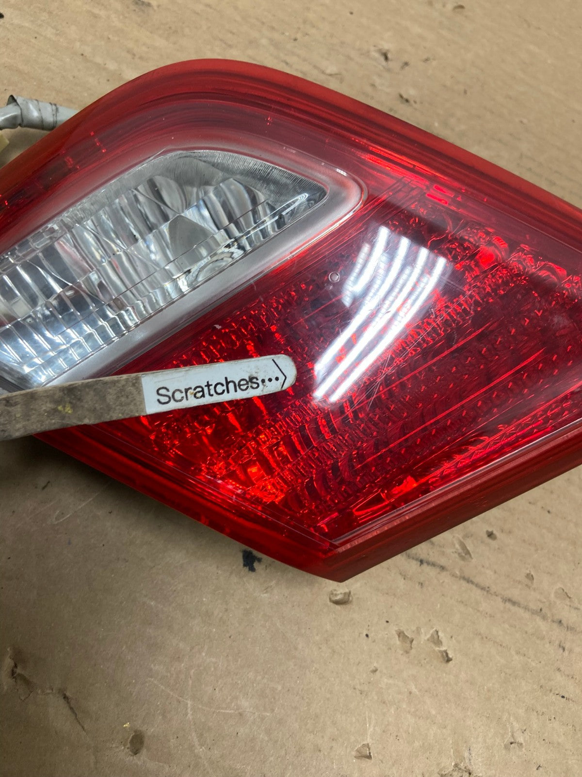 2007 2008 2009 Toyota Camry Left Driver Tail Light Trunk Lid Inner AD3871 LK3