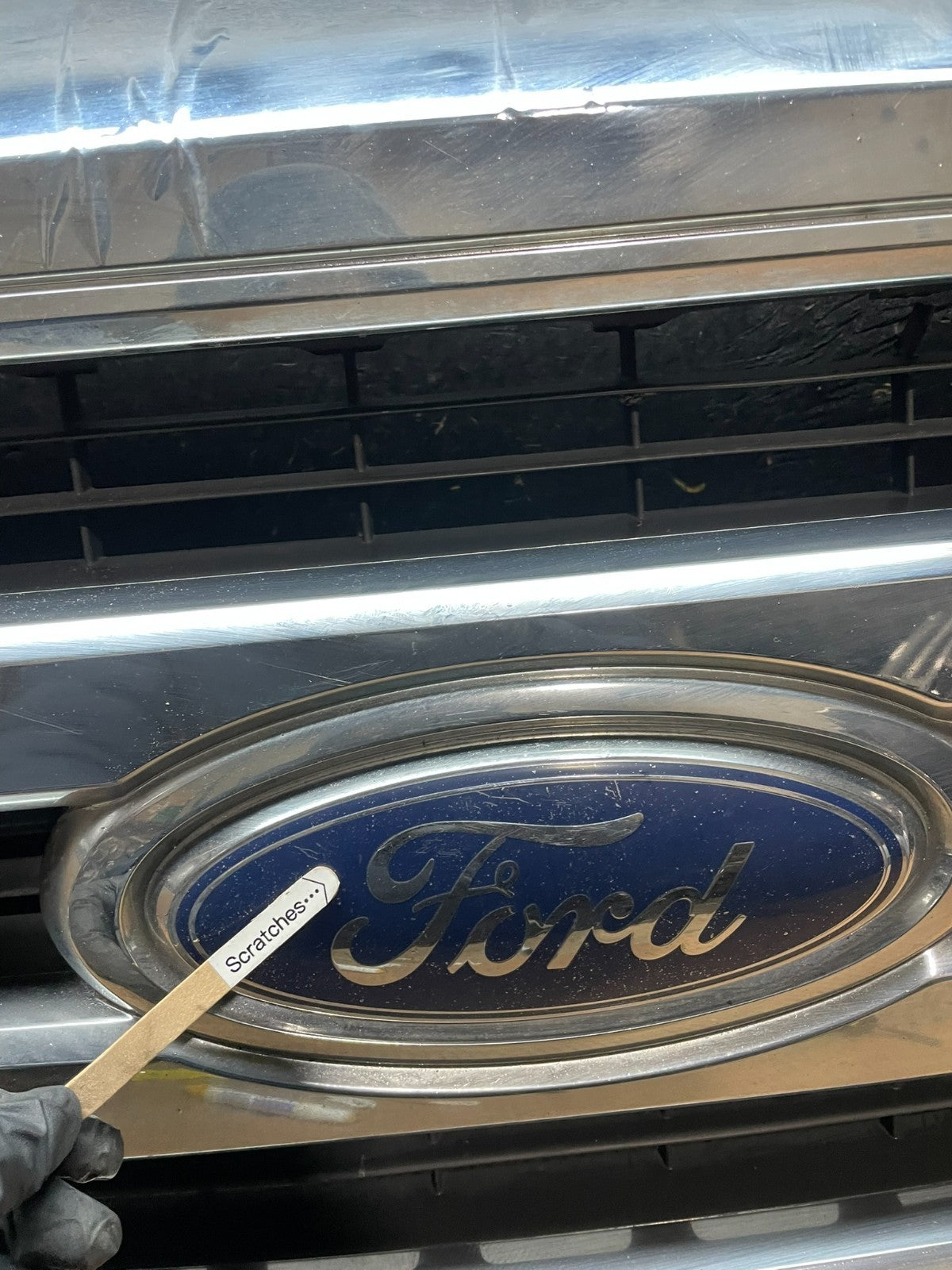2008 to 2014 Ford Econoline E150 E250 Front Upper Chrome Grill Grille Y2048 DG3