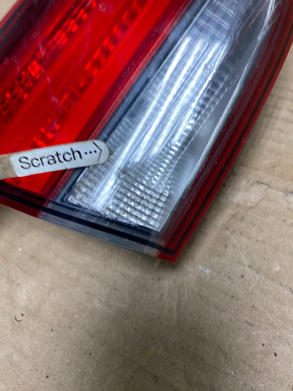 2015 to 2017 Chrysler 200 Sedan Left Driver Side Inner Tail Light Oem O2487 DW6