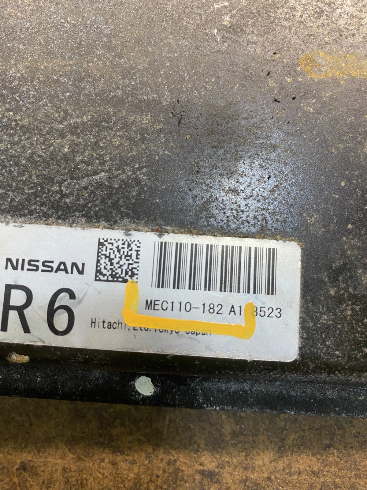 2008 Nissan Altima Ecm Ecu Engine Control Computer  mec110-182 a1  AC4287 DG2