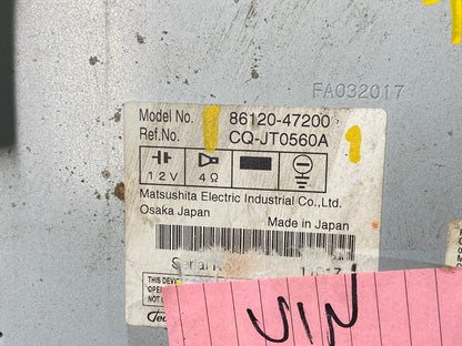 2006 to 2009 Toyota Prius OEM Radio AM/FM CD Player Oem T6188 DG7