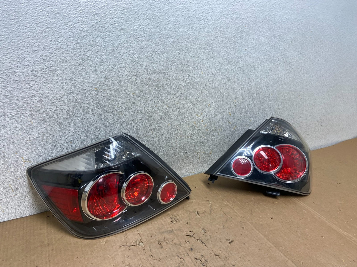 2007 to 2010 Scion TC Left + Right Set Black Tail Lights AI9311 LK2