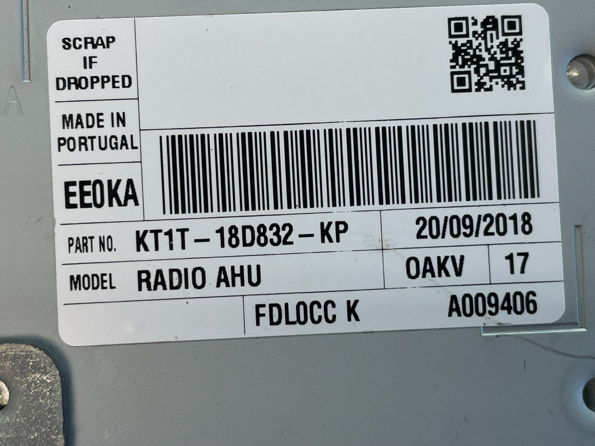 2019 - 2023 Ford Transit Connect Radio Player Head Unit Module ag2970 DG8
