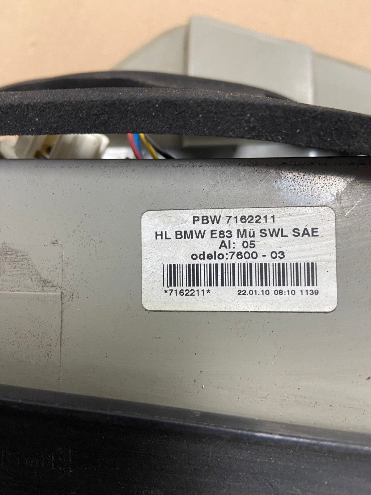 2007 2008 2009 2010 BMW X3 Left Driver Lh Side Tail Light AF4345 LK8