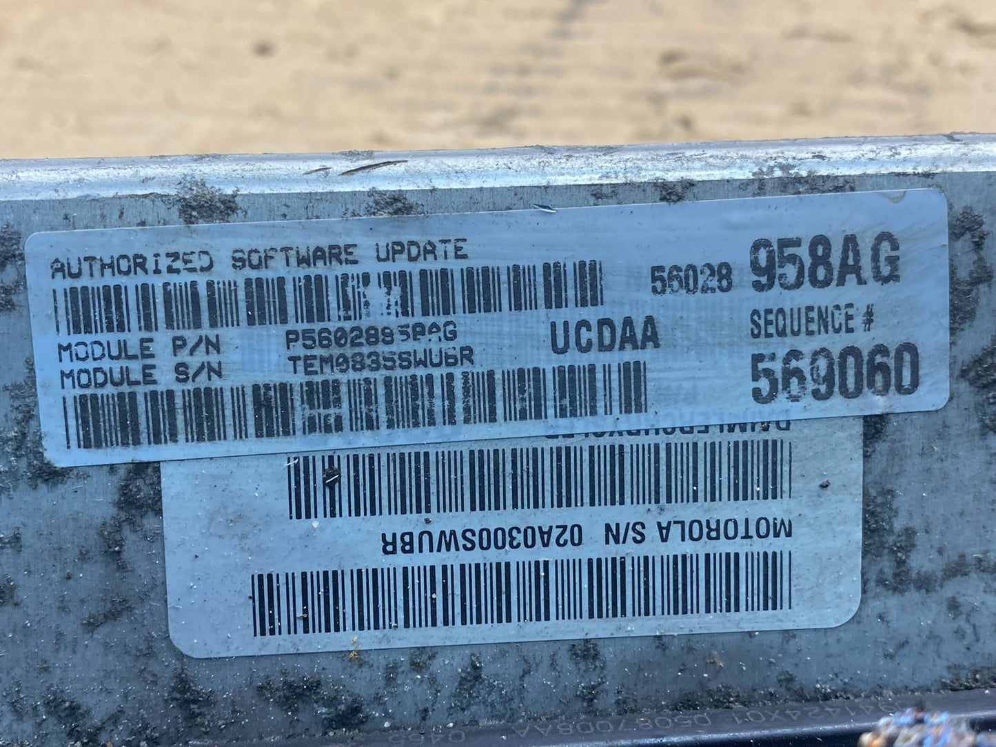 2005 Dodge Ram 1500 Engine Computer 5.7L ECM ECU p56028958af AD9377 DG2