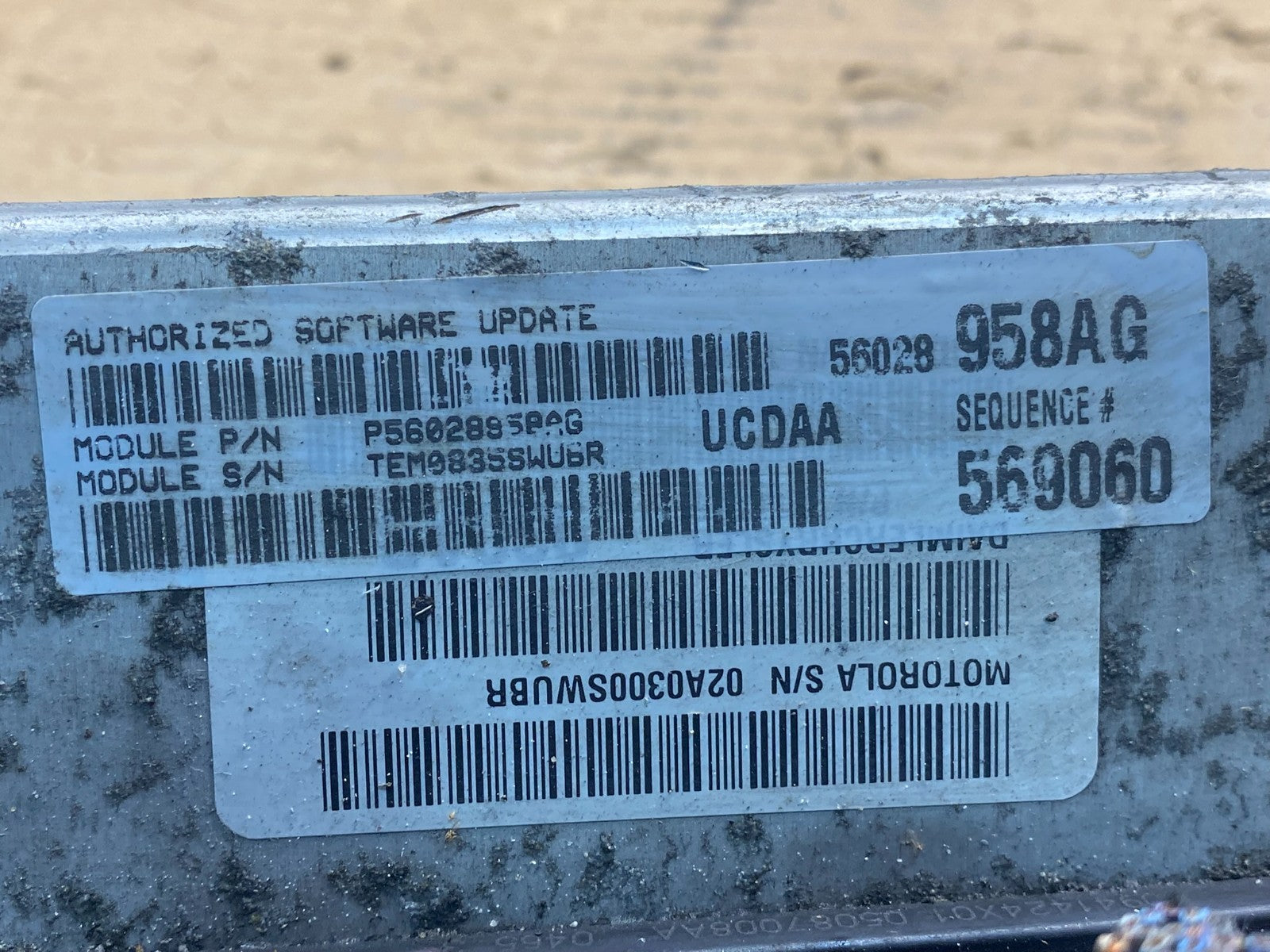 2005 Dodge Ram 1500 Engine Computer 5.7L ECM ECU p56028958af AD9377 DG2