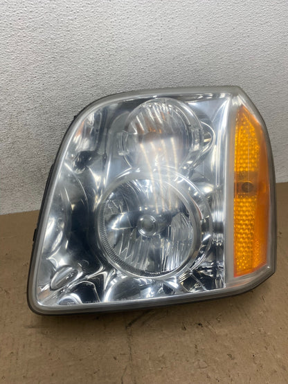 2007-2014 GMC Yukon Halogen Headlight Left Driver LH Side AG4894 DW0