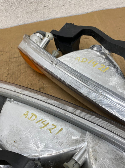 1998 - 2002 Saturn SL SL1 SL2 S Series Left+Right Halogen Headlights AD1421 DW8