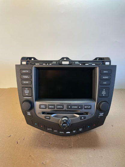 2004 2007 Honda Accord Information Display Screen Climate Control AG2987 DG0