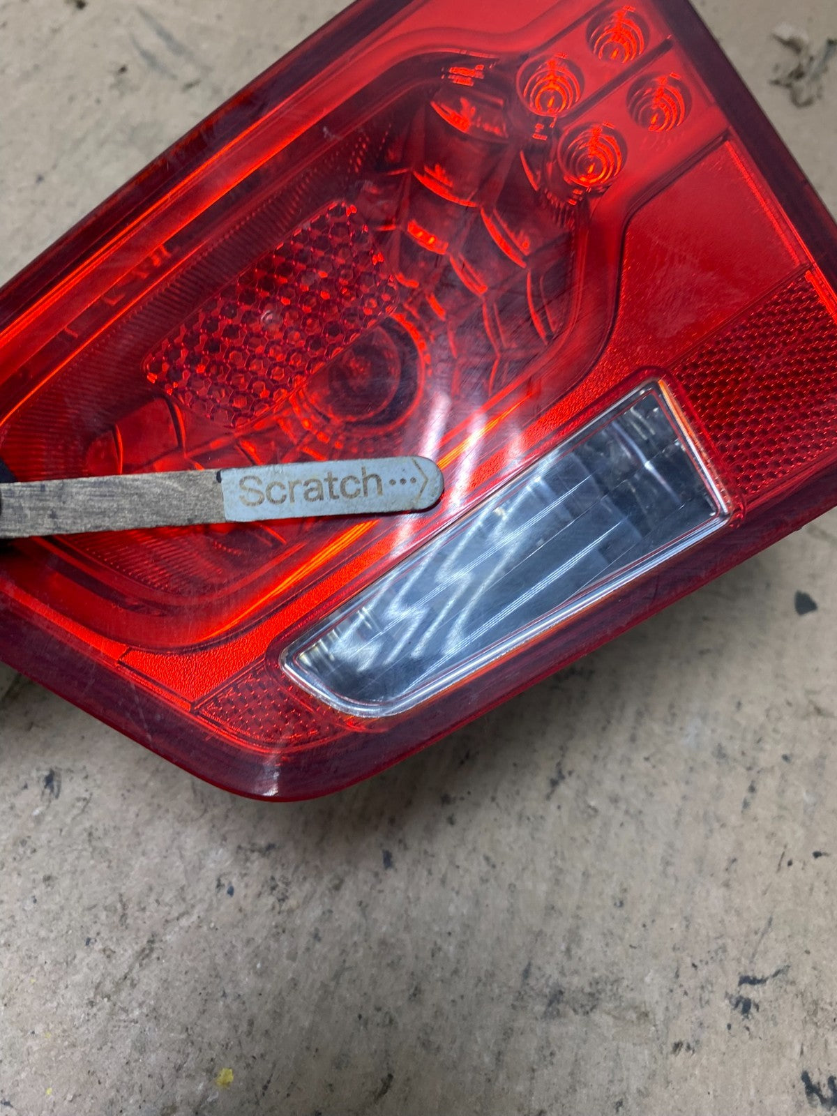 2010 to 2013 Kia Forte Right Passenger RH Side Tail Light Inner Oem R8022 DW3