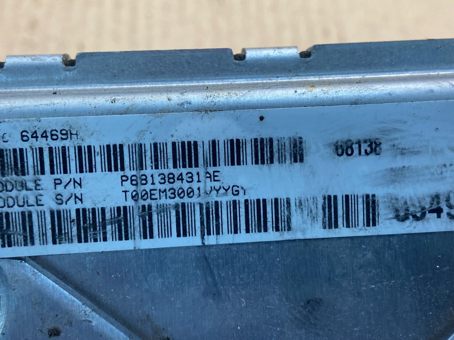 2012 Chrysler 300 Magnum Charger Engine Control Module ECM ECU af9223 DG2