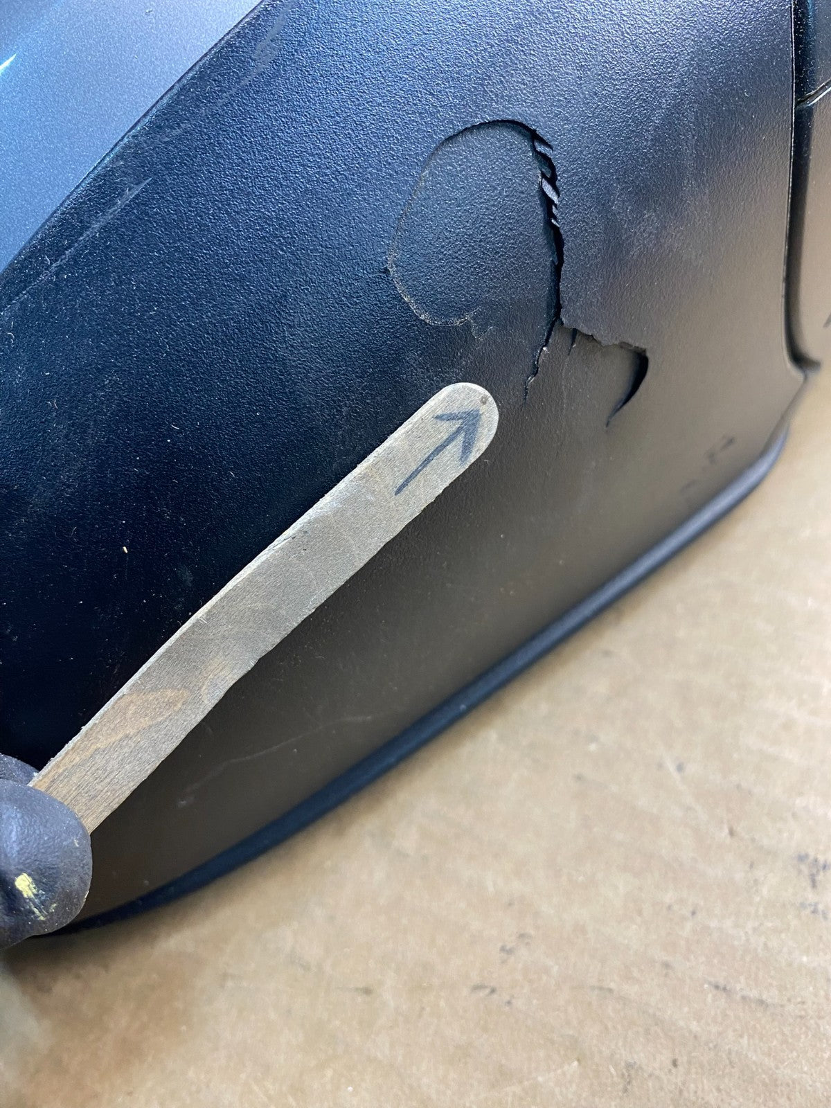 2007 to 2013 BMW X5 Right Passenger RH Side View Door Mirror ad3344 DG7