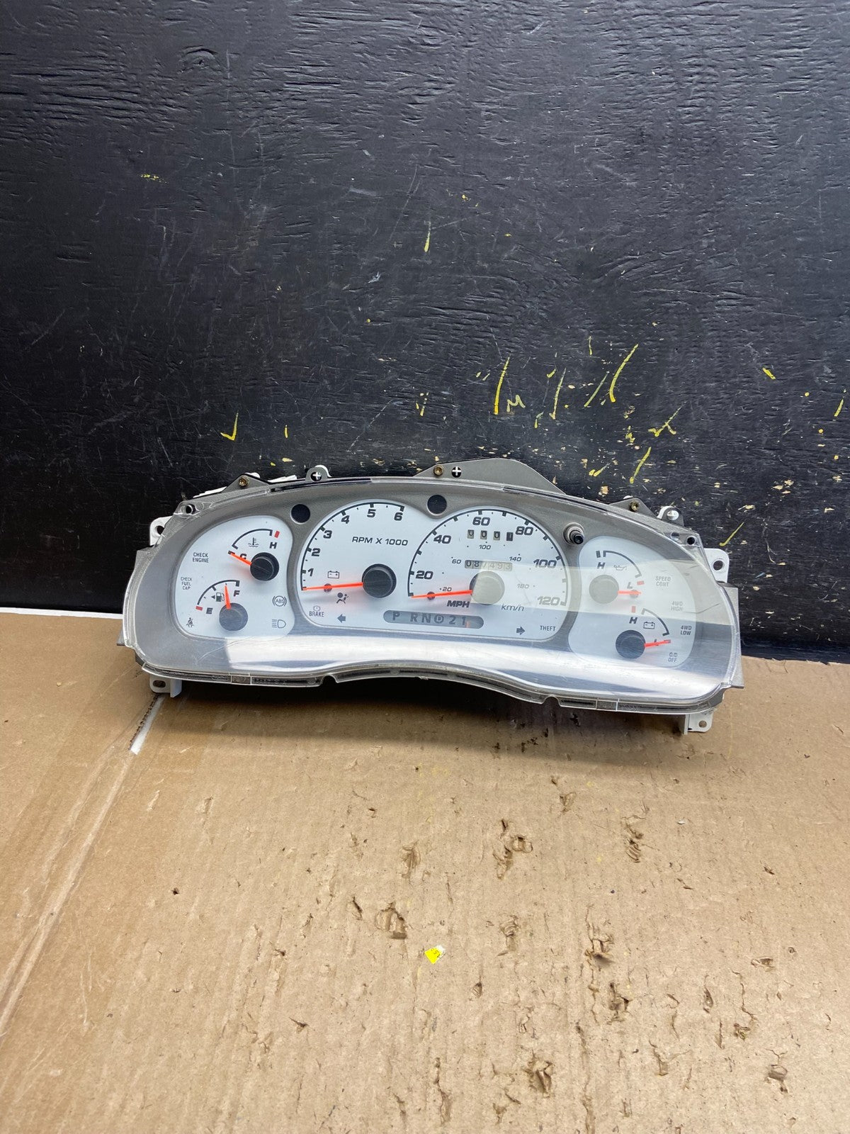 2001 2002 2003 Ford Explorer Sport Trac Speedometer Cluster Gauge Oem AB5550 DG0
