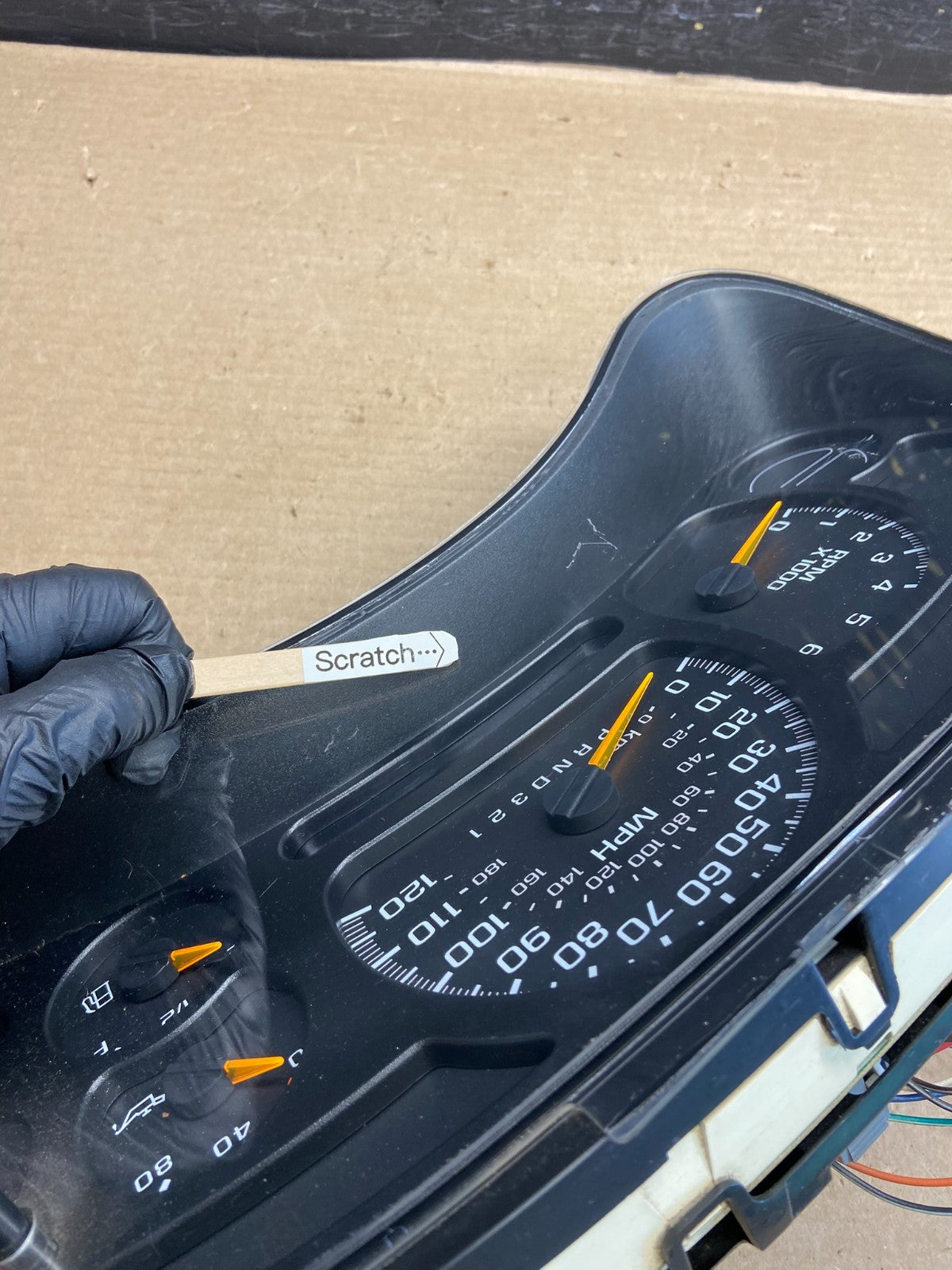 2003 to 2006 Chevrolet Silverado Speedometer Instrument Cluster AH3491 DG3