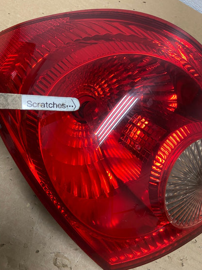 2005 - 2008 Toyota Corolla Right Passenger RH Side Tail light AD4129 LK3