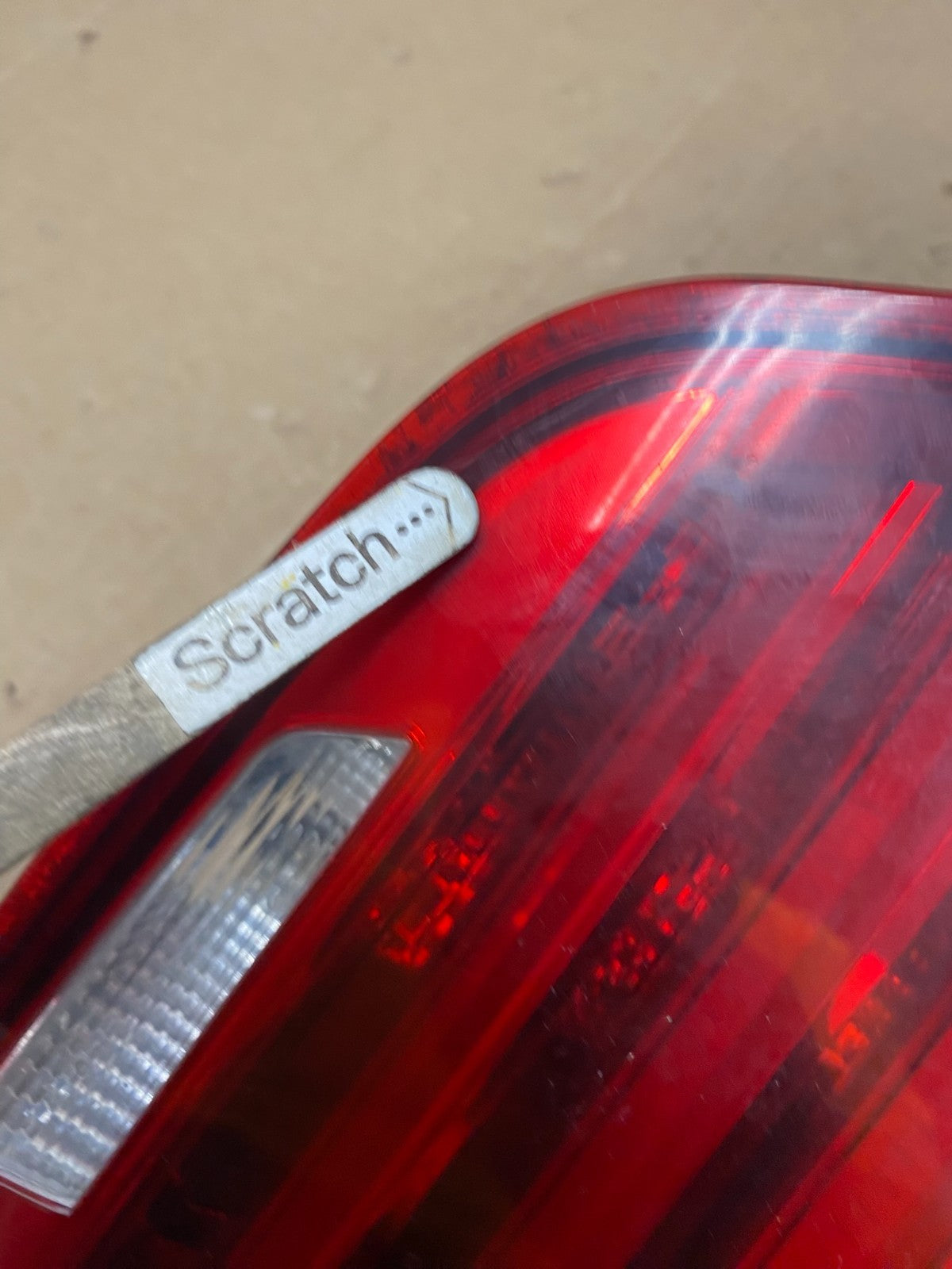 2011-2013 BMW 5 F10 Rear Left Driver LH Trunk Inner Tail Light P9694 DW3