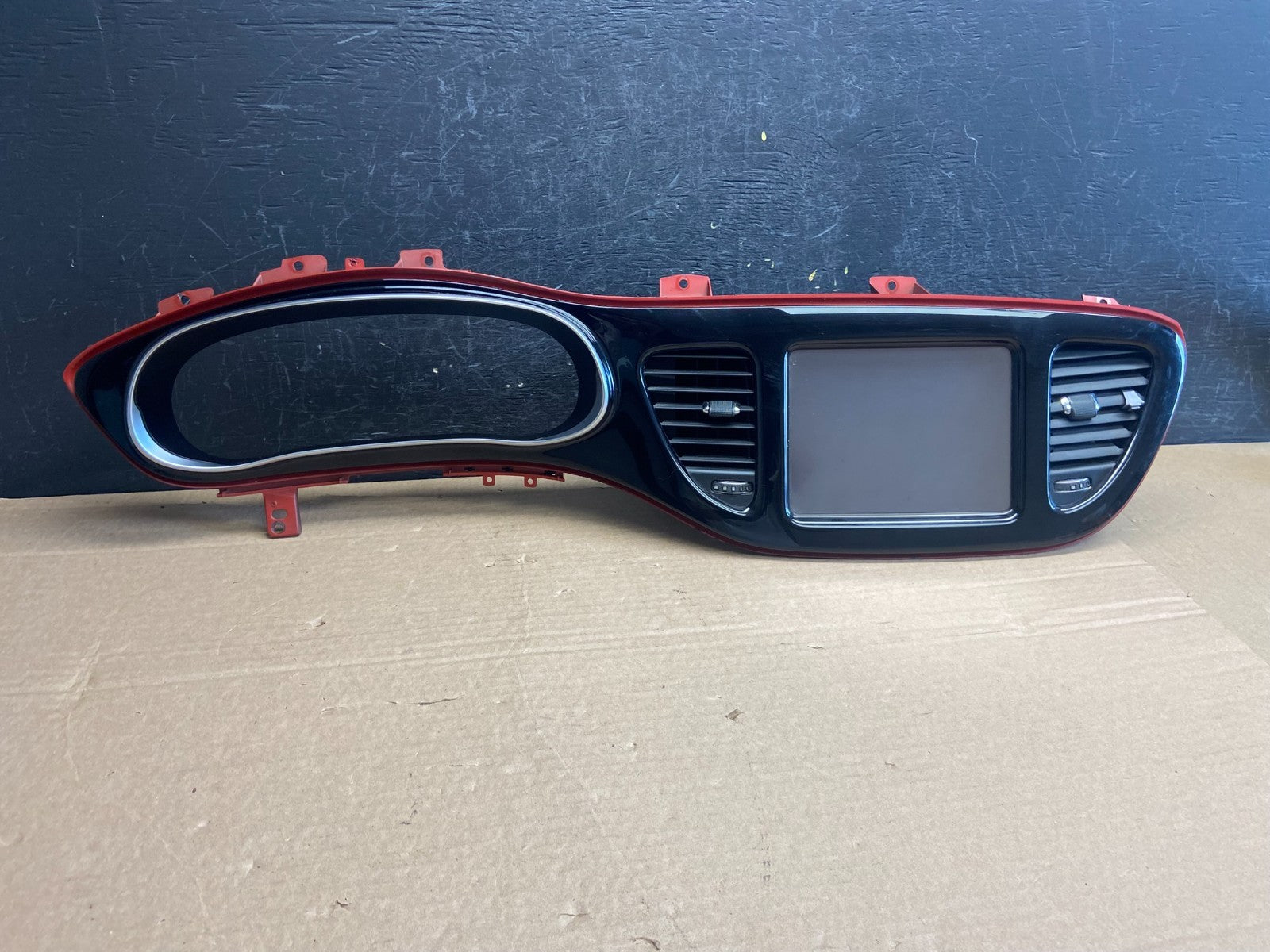 2013-2016 Dodge Dart Dash Speedometer Cluster Radio Trim Bezel Screen AF2464 DG0