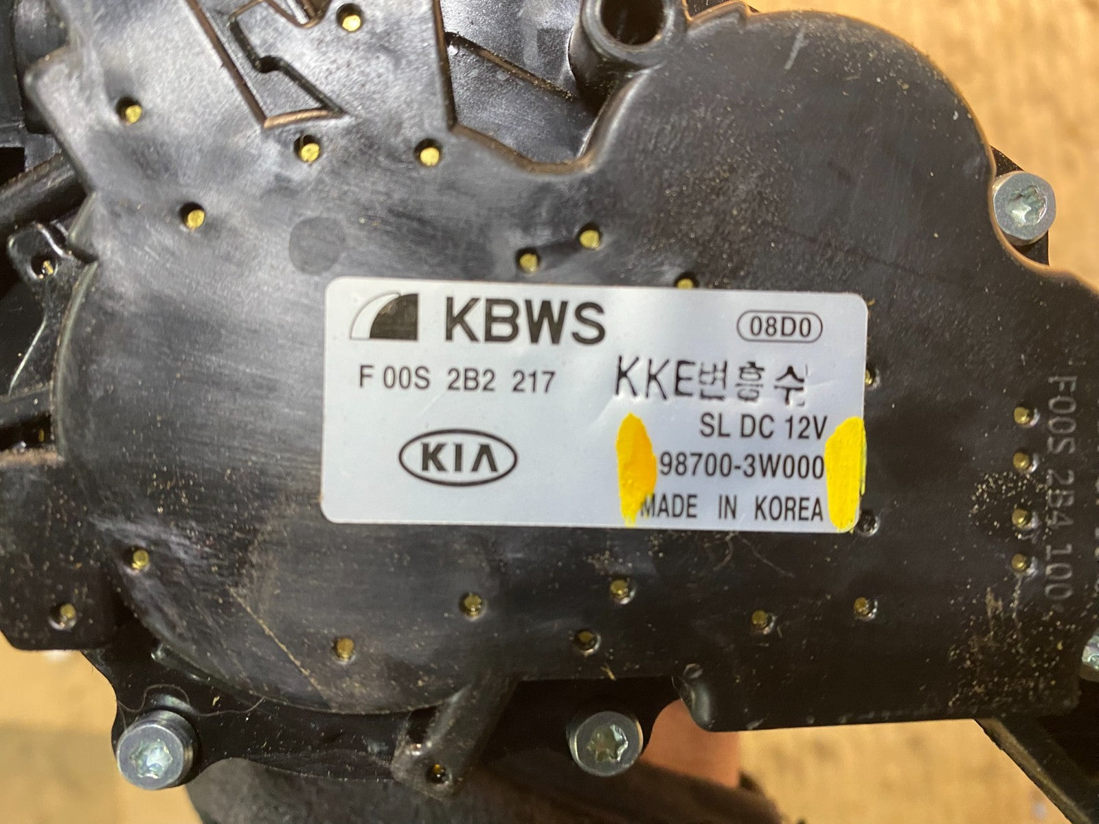 2011-2016 Kia Sportage Rear Glass Windshield Wiper Motor Y1367 DG6