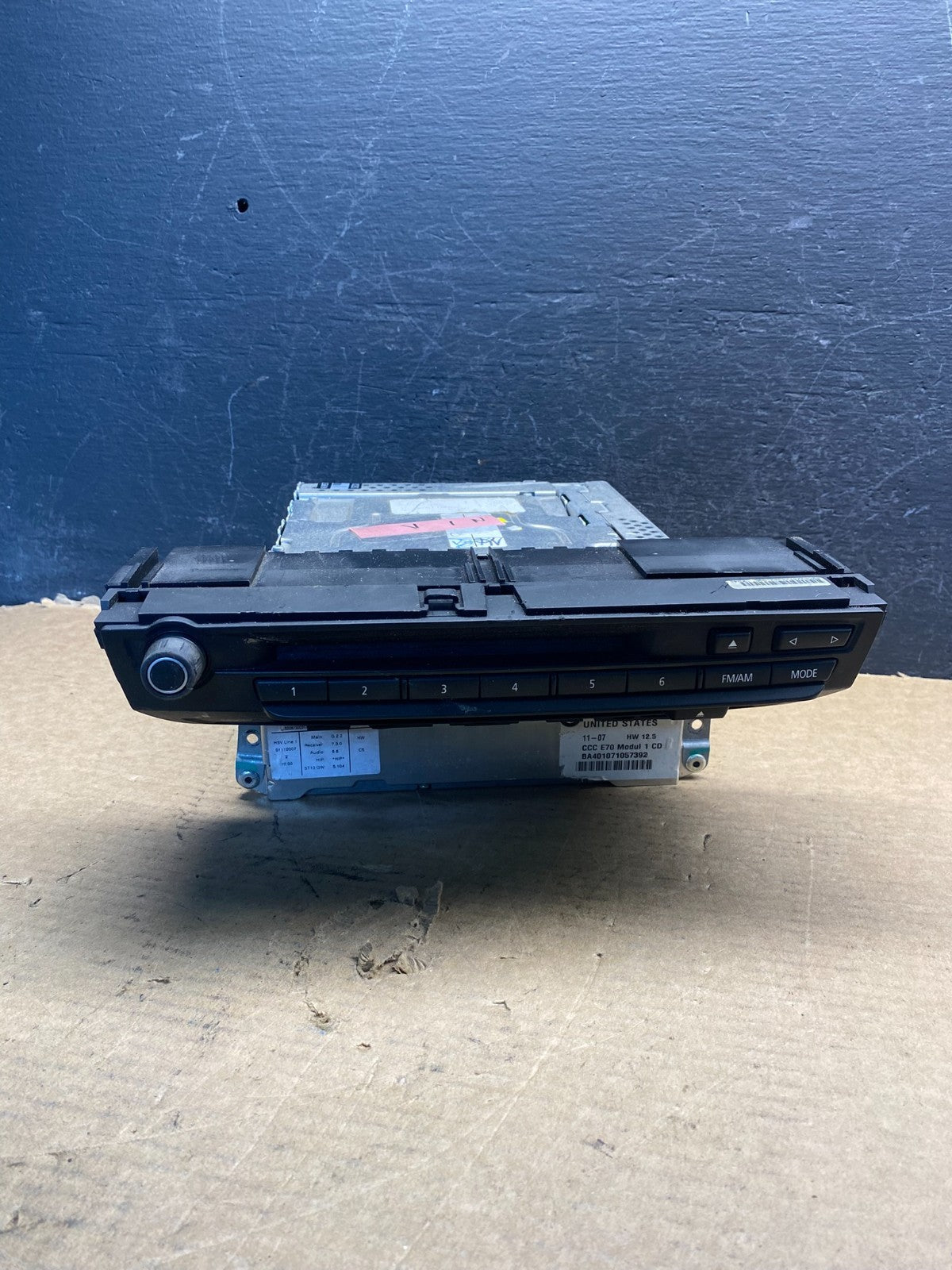 2007 - 2010 Bmw X5 Radio DVD CD Player AM/FM AD9895 DG0