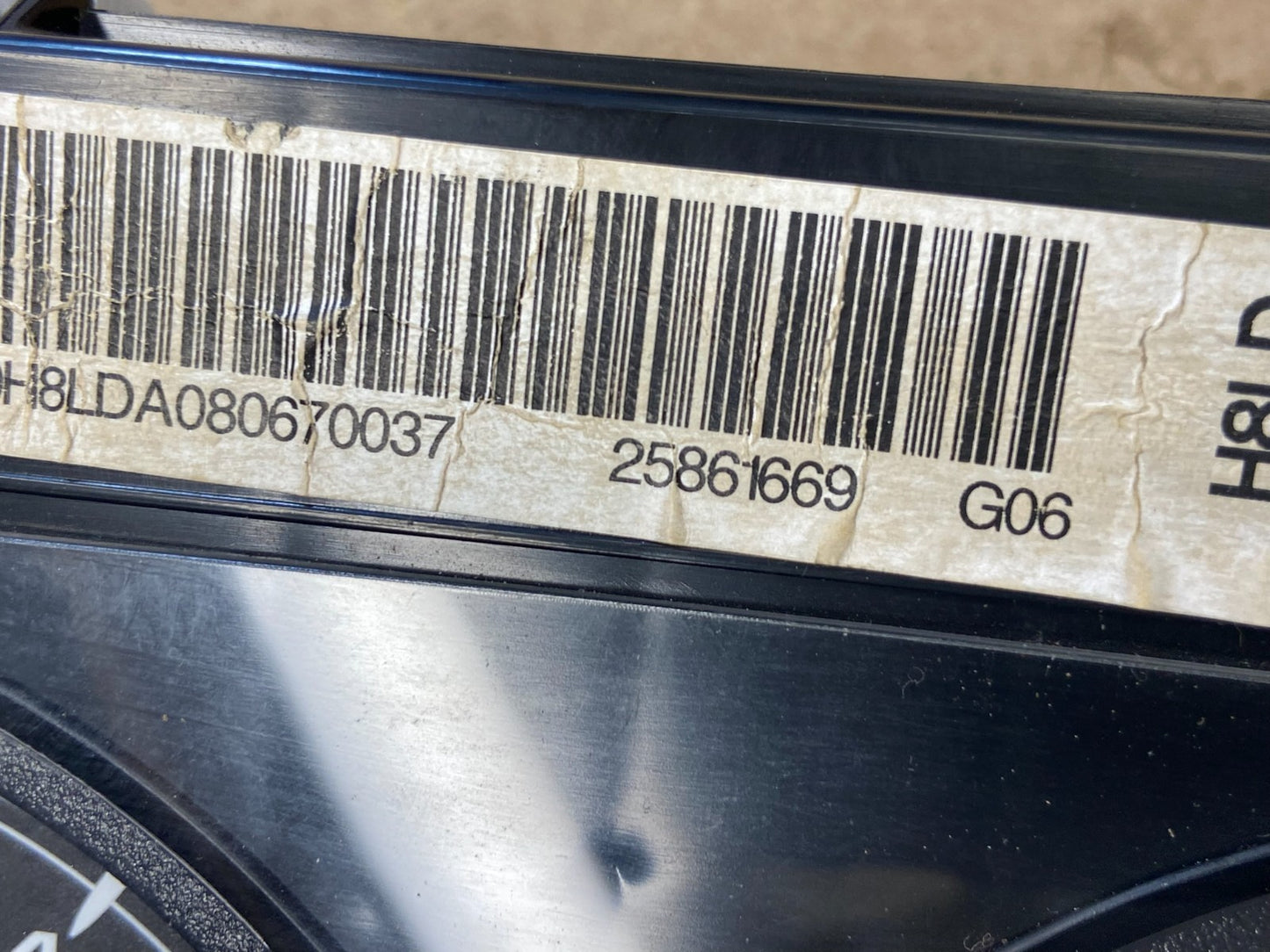 2008 to 2009 GMC Yukon Denali Cluster Gauge Speedometer AB9828 DG5