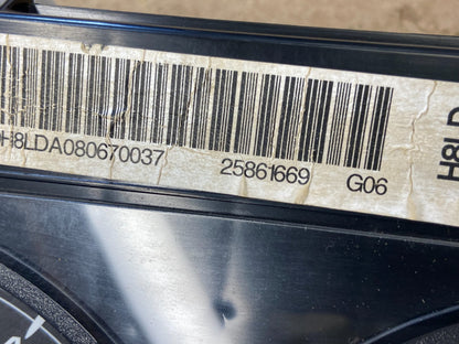 2008 to 2009 GMC Yukon Denali Cluster Gauge Speedometer AB9828 DG5