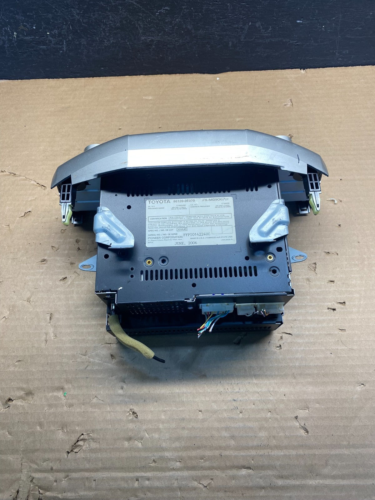 2007 2008 2009 Lexus RX350 Radio Casette AM-FM CD Player AC8026 DG4