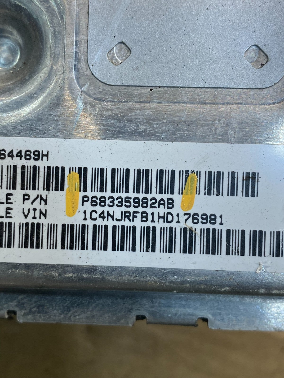 2015-2017 Jeep Compass Patriot Engine Control Module p05150941ab ECU ae0024 DG2