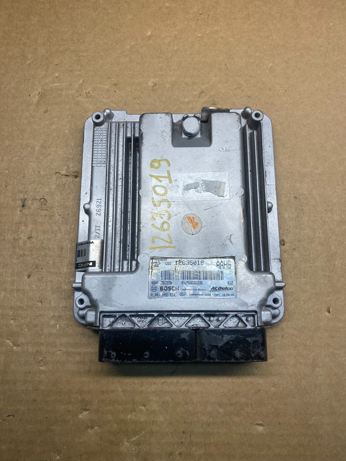 2010 2011 GMC Acadia Traverse Engine Control Module ECM ECU 12635019 AF6612 DG0