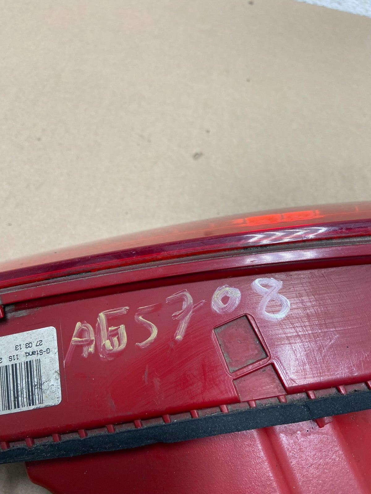 2013-2016 Audi A4 S4 Sedan Left Driver LH LED Inner Tail Light AG5708 DW7