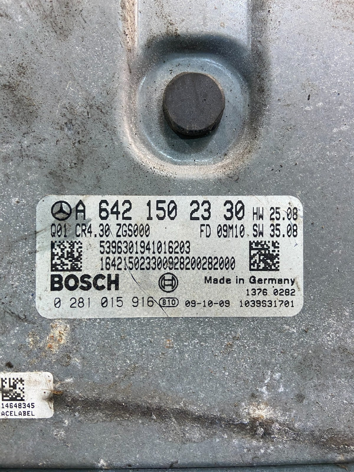 2007 to 2009 Mercedes Sprinter ECU ECM Engine Control Module Unit OEM z8961 DG2