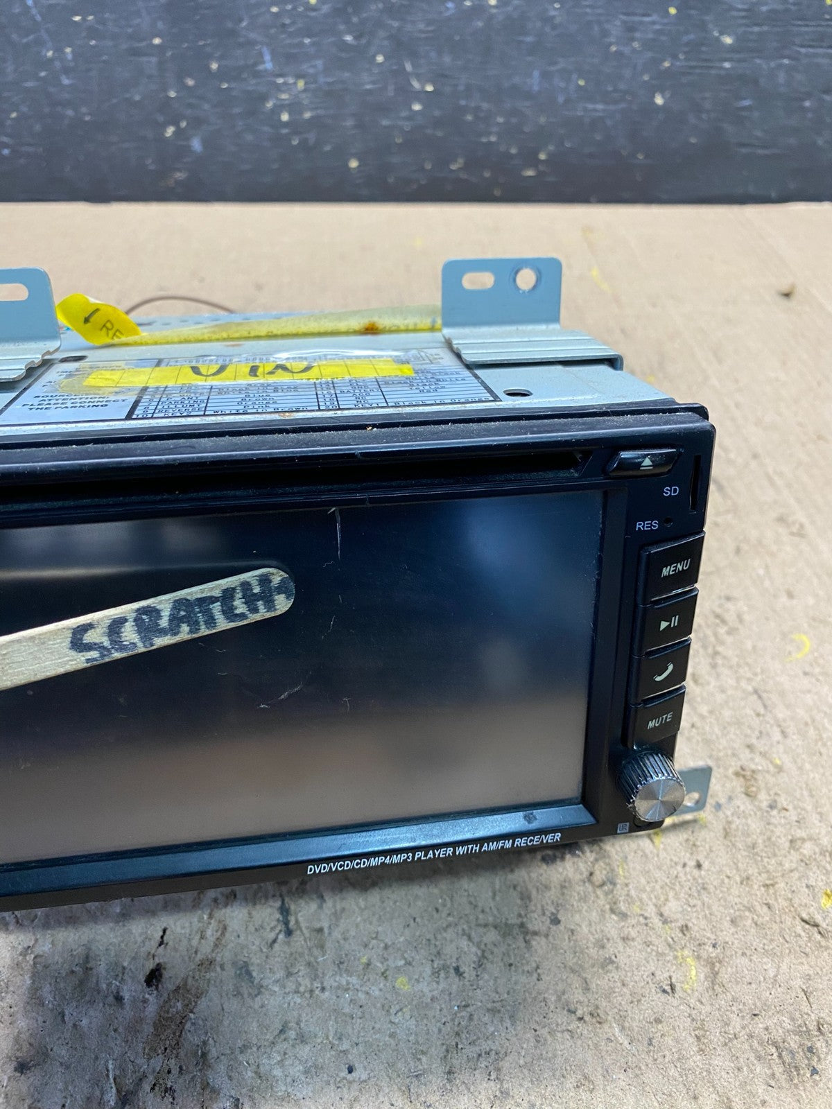 2007 to 2009 Hyundai Santa Fe Display Screen Bluetooth Radio Aftermarket R86214