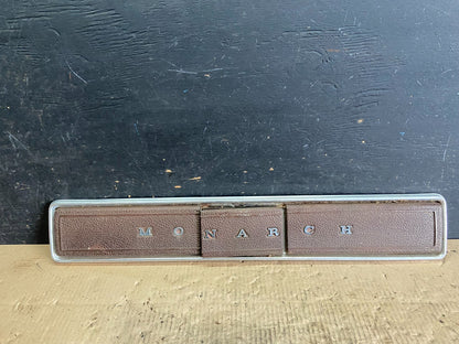 1977 Mercury Monarch Rear Finish Trim Panel D74Y-66423A42-AT O08430