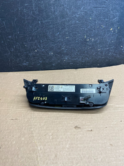 2014 to 2017 Chevrolet Impala Center Climate Control A/C Heater AF2503 DG4