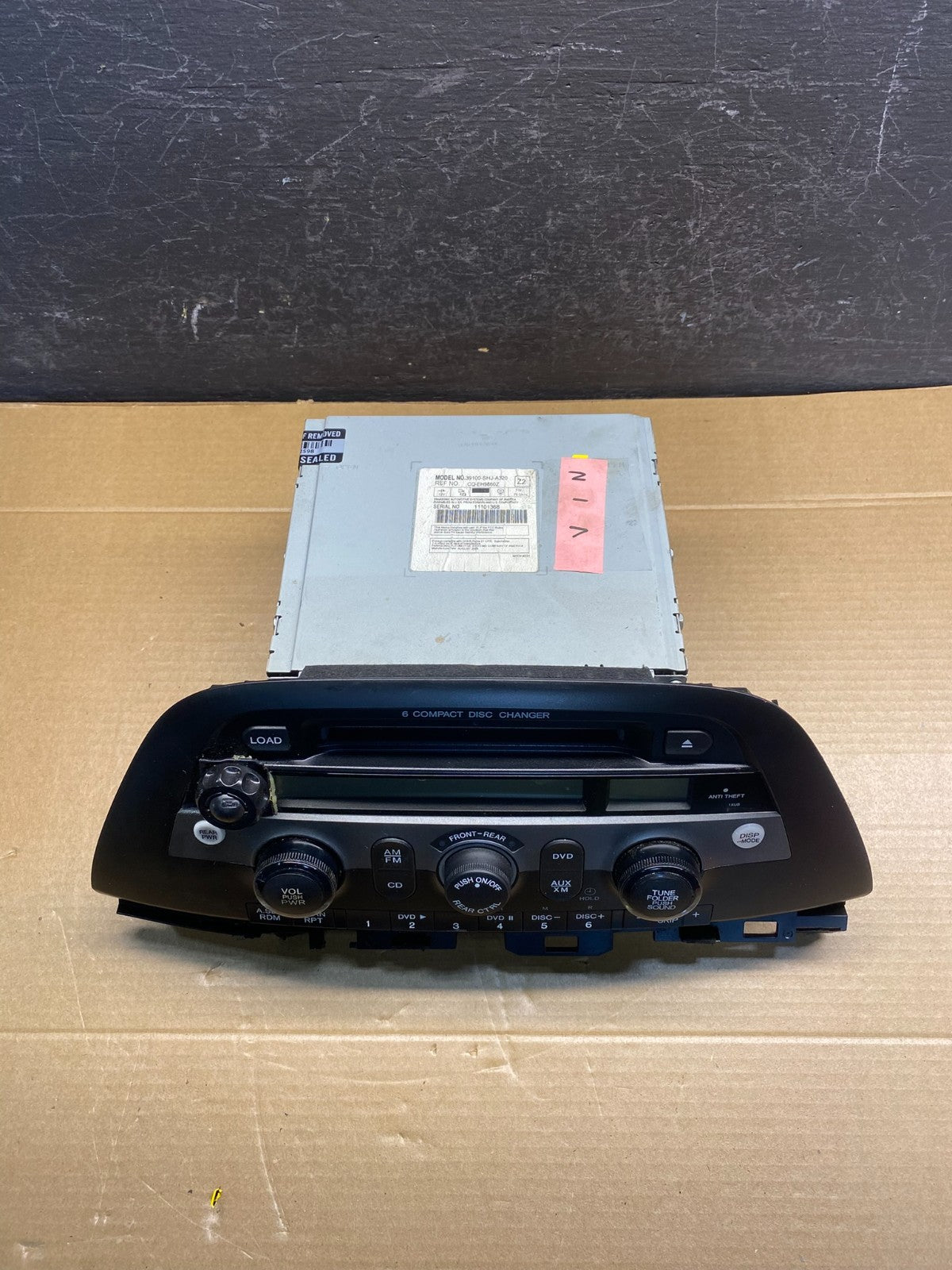 2005 to 2010 Honda Odyssey Am Fm Cd Player Radio Receiver ad6601 DG3