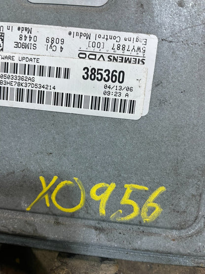 2007 to 2010 Dodge Caliber ECM Engine Computer Module ECU p05033362ag X0956 DG4