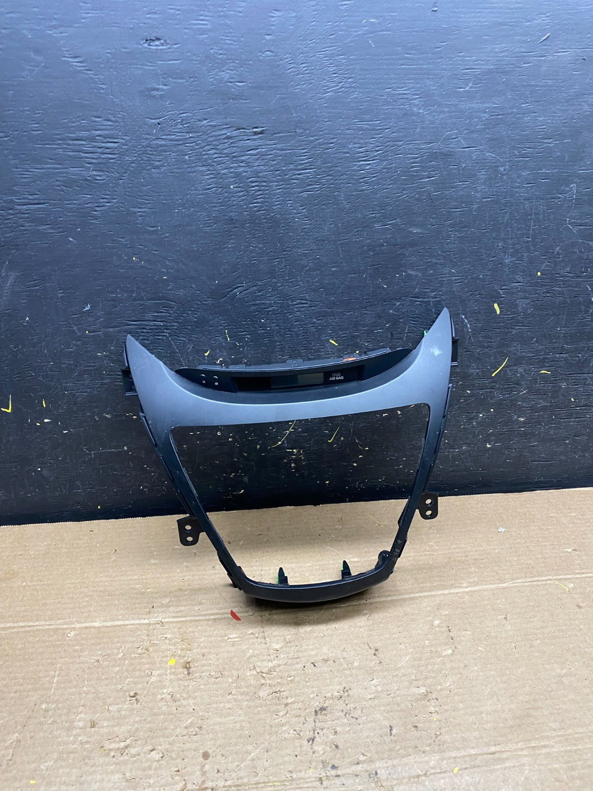 2011-2013 Hyundai Elantra Dash Radio Bezel Clock Display Trim OEM W9640 DG0