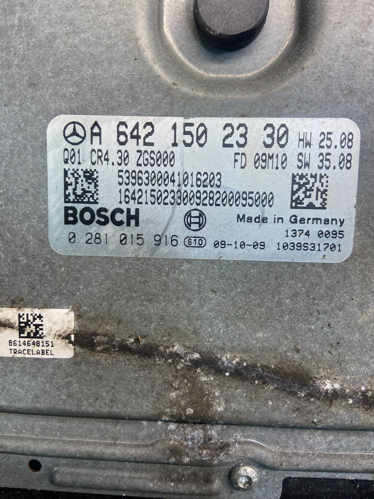 2007 to 2009 Mercedes Sprinter ECU ECM Engine Control Module Unit OEM z5555 DG2